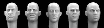 5 bald heads