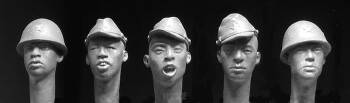 5 Heads Imperial Japanese Army and Navy WWII