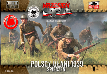 Wrzesień 1939 - 66 - Polscy Ułani spieszeni