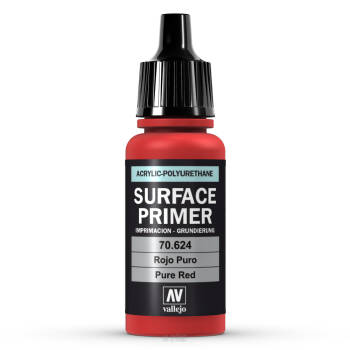 Vallejo Surfacer Primer Pure Red 17ml