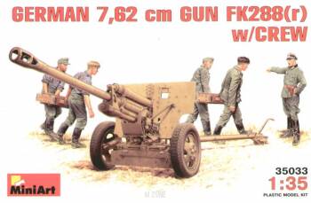 German 7,62cm FK 288 (r) w/Crew