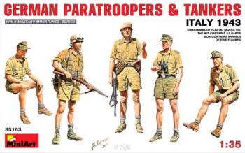 German Paratroopers and Tankers Italy 1943