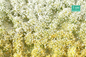 Kępki kwiatowe - żółte białe