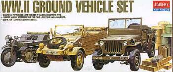 WW II Ground Vehicle Set