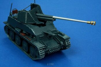 Lufa 7.62cm PaK36(r) Sd.Kfz.139 Marder III wczesny