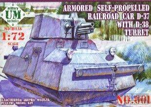 D-37 Armored self-propeled railroad car