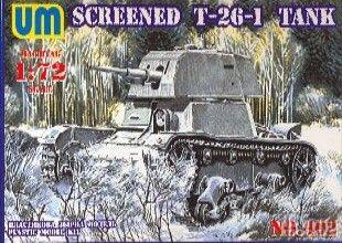 Screened T-26-1 tank