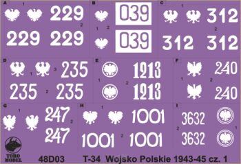 Czołgi T-34 w Wojsku Polskim 1943 - 1945 cz.1