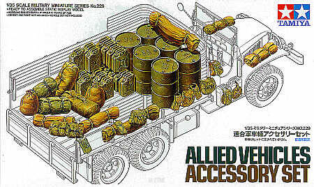 Allied Vehicles Accessory Set, Tamiya 35229 (1998)