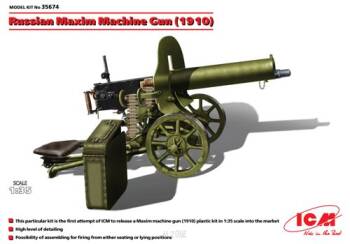 Russian Maxim Machone Gun 1910