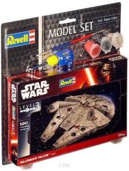 Millenium Falcon - zestaw z klejem i farbami