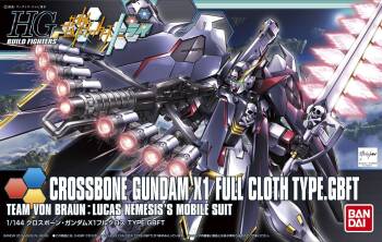 HGBF 1/144 CROSSBONE GUNDAM X1 FULL CLTH TYPE GBFT