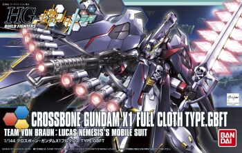 HGBF 1/144 CROSSBONE GUNDAM X1 FULL CLTH TYPE GBFT