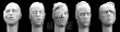 5 bandaged heads - 2