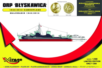 ORP "Błyskawica" 1943/2012 1/400