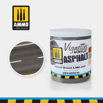 Asphalt Ground - Mud for Dioramas 100ml