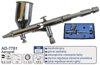 Aerograf AD-7781 0,2 + 0,3mm