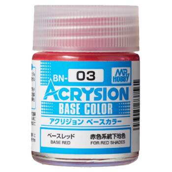 BN-03 Acrysion Base Color - Red (18ml)