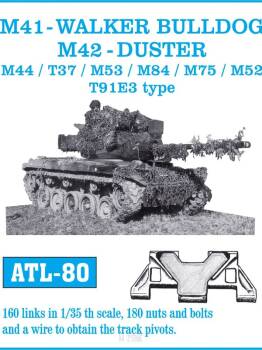 M41 Walker Bulldog, M42 Duster, T37, MB53