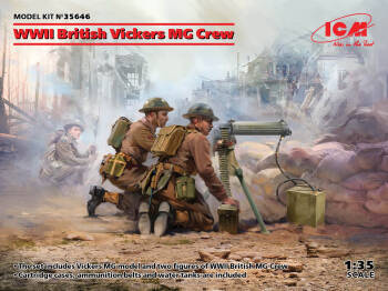 WWII British Vickers MG Crew