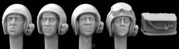 4 Vietnam AFV Helmets Mikes