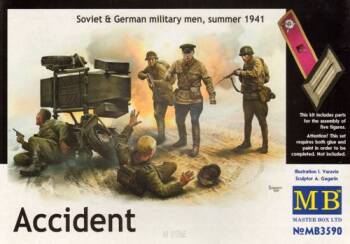 Accident Soviet & Germany military men Summer 1941