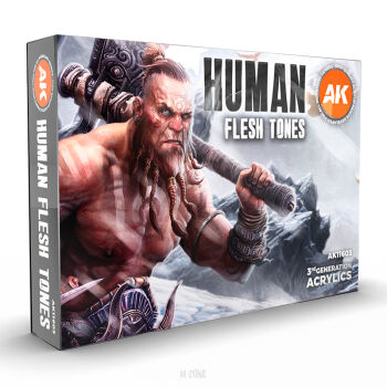 Acrylics 3GEN - Human Flesh Tones