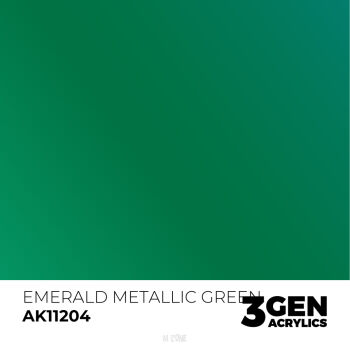 Acrylics 3GEN -  Emerald Metallic Green