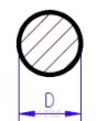 Profil okrągły średnica 2.00 mm - 2