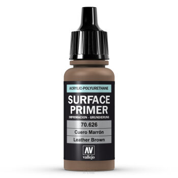 Vallejo Surfacer Primer Leather Brown 17ml