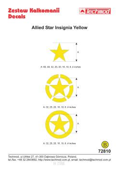 Gwiazdy Alianckie żółte