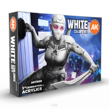 Acrylics 3GEN - White Colors Set