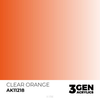 Acrylics 3GEN -  Clear Orange