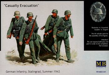 Casualty Evacuation German Infantry Stalingrad 42