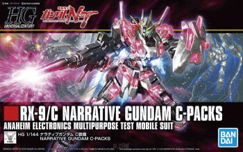 HGUC 1/144 RX-9/C NARRATIVE GUNDAM C-PACKS