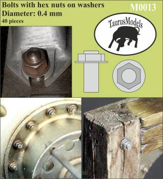 Śruby z sześciokątnym łbem - 0,40mm - 40szt.