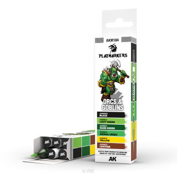 Playmarkers Set - Orcs & Goblins 6pcs