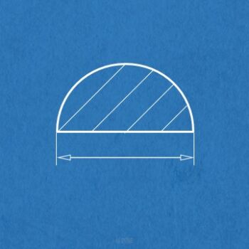 Profil półokrągły 1.50 mm