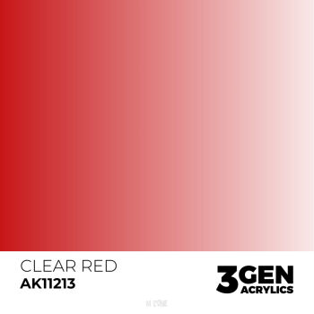 Acrylics 3GEN -  Clear Red