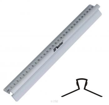 Linijka aluminiowa z uchwytem 15cm