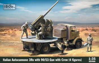 Italian Autocannone 3Ro with 90/53 Gun w/Crewx4