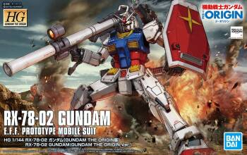 HG 1/144 RX-78-02 GUNDAM (GUNDAM THE ORIGIN Ver.)