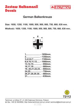 German Balkenkreuze
