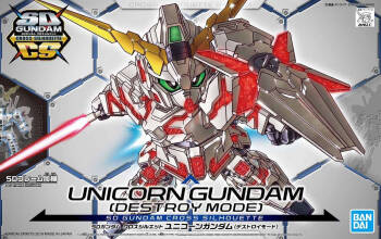 SD GUNDAM CROSS SILHOUETTE UNICORN GUNDAM (D.M.)