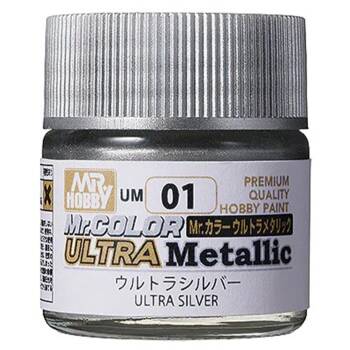 UM-01 Mr.Color Ultra Metallic Colors Ultra Silver