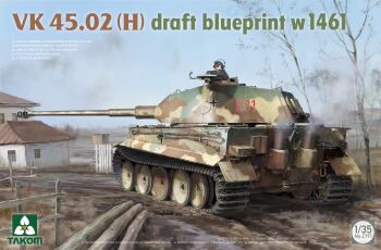 VK 45.02 (H) Draft Blueprint w 1461