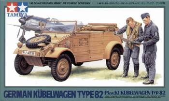 German Kubelwagen typ 82 + 2 figurki 