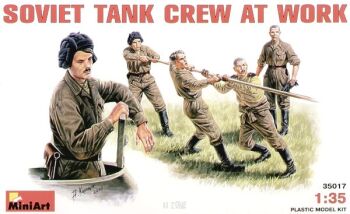Soviet Tank Crew at Work