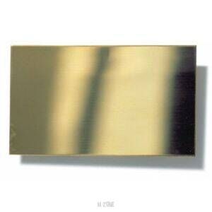 Mosiężna płytka 100,00x250,00x0,25 mm 2szt.