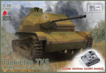 Tankietka TKS z NKM wz.38 FK-A 20mm Szybki Montaż